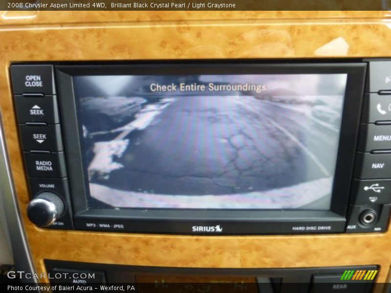 Brilliant Black Crystal Pearl / Light Graystone 2008 Chrysler Aspen Limited 4WD