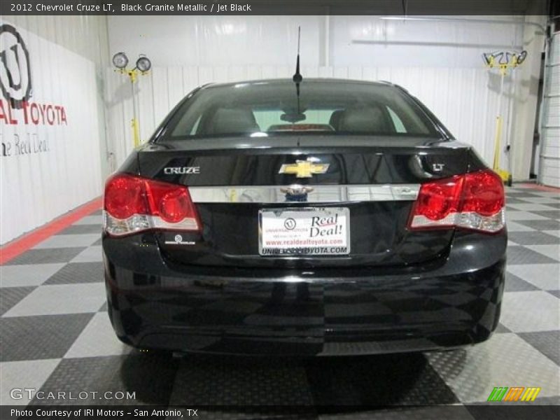 Black Granite Metallic / Jet Black 2012 Chevrolet Cruze LT