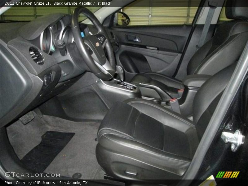 Black Granite Metallic / Jet Black 2012 Chevrolet Cruze LT
