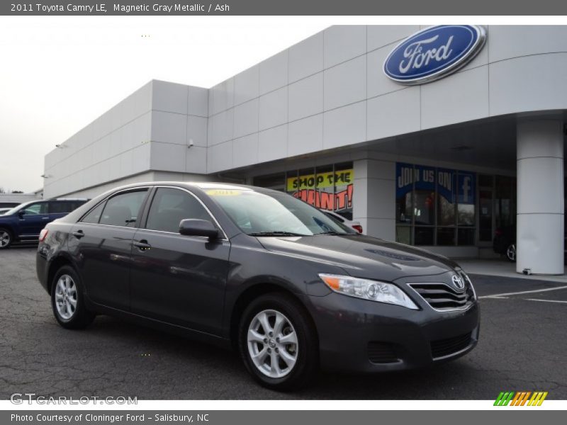 Magnetic Gray Metallic / Ash 2011 Toyota Camry LE