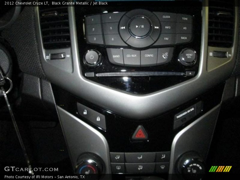 Black Granite Metallic / Jet Black 2012 Chevrolet Cruze LT