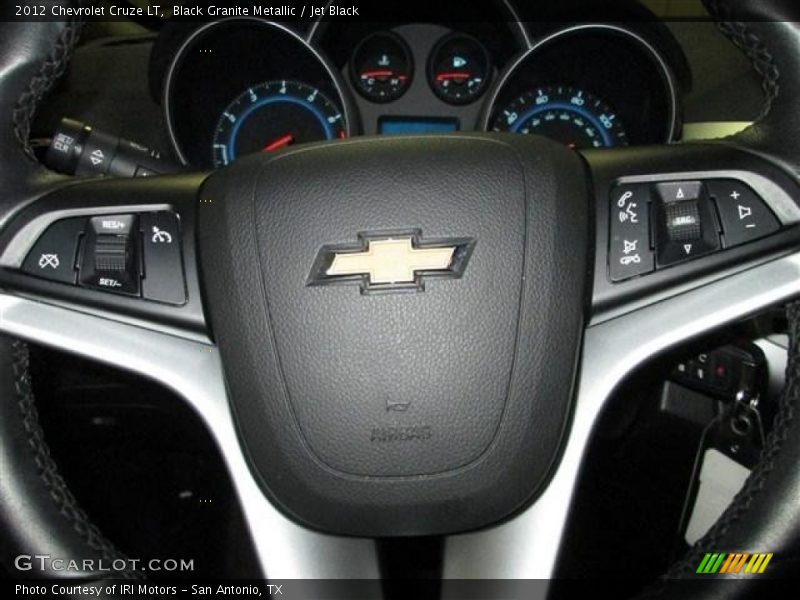 Black Granite Metallic / Jet Black 2012 Chevrolet Cruze LT