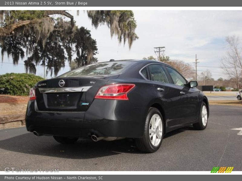 Storm Blue / Beige 2013 Nissan Altima 2.5 SV