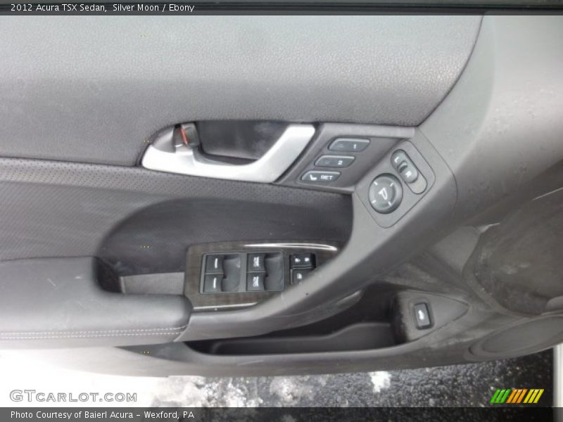 Silver Moon / Ebony 2012 Acura TSX Sedan