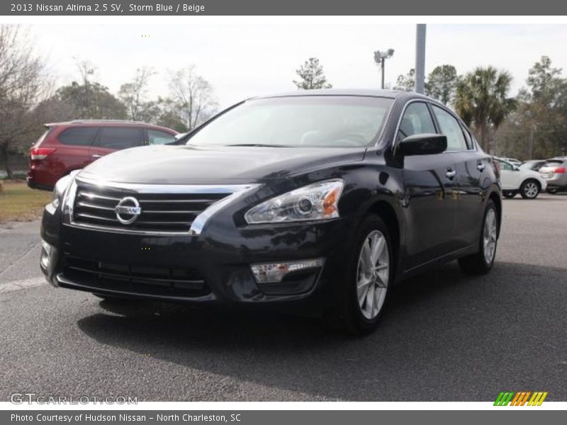 Storm Blue / Beige 2013 Nissan Altima 2.5 SV