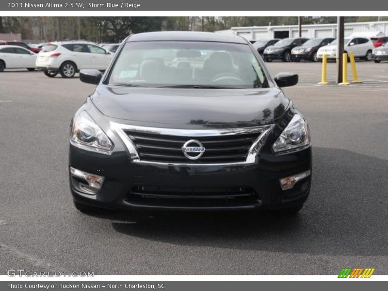 Storm Blue / Beige 2013 Nissan Altima 2.5 SV