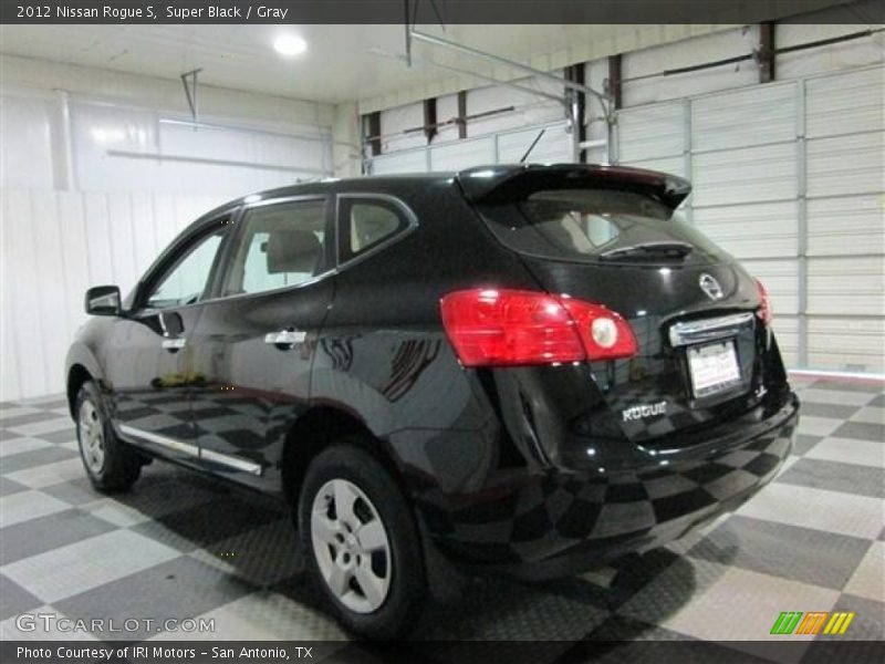 Super Black / Gray 2012 Nissan Rogue S
