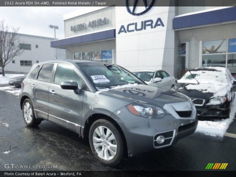Polished Metal Metallic / Taupe 2012 Acura RDX SH-AWD