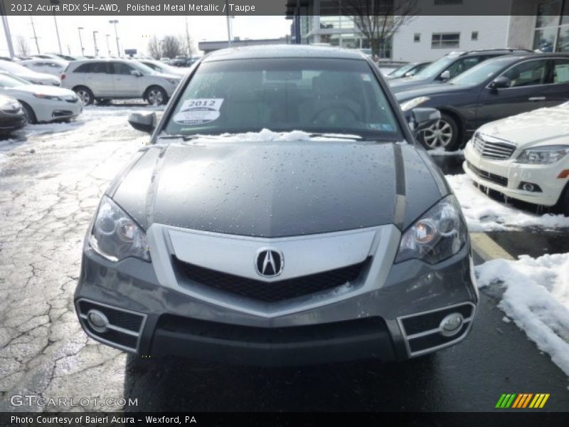 Polished Metal Metallic / Taupe 2012 Acura RDX SH-AWD
