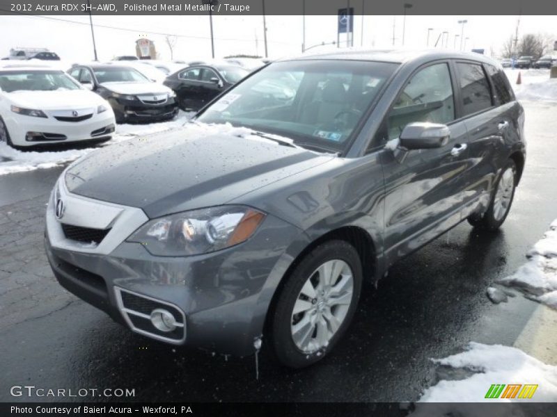 Polished Metal Metallic / Taupe 2012 Acura RDX SH-AWD