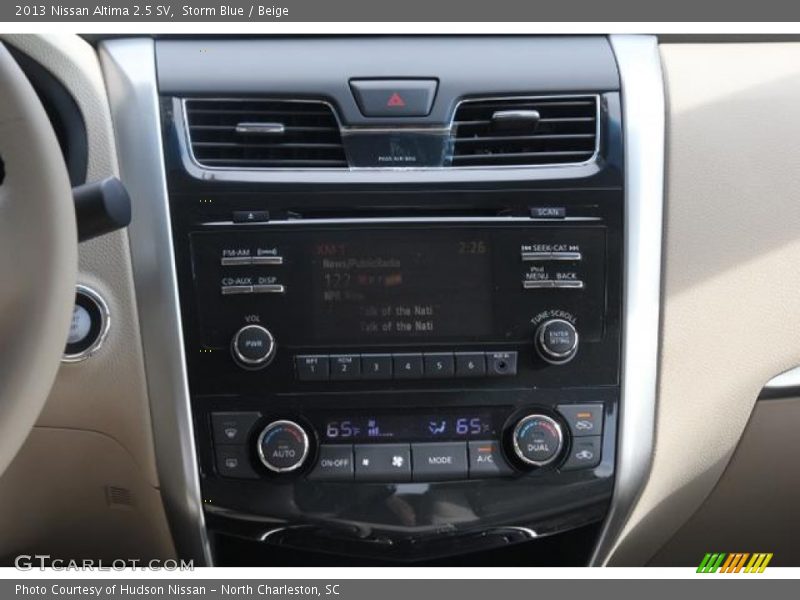 Storm Blue / Beige 2013 Nissan Altima 2.5 SV