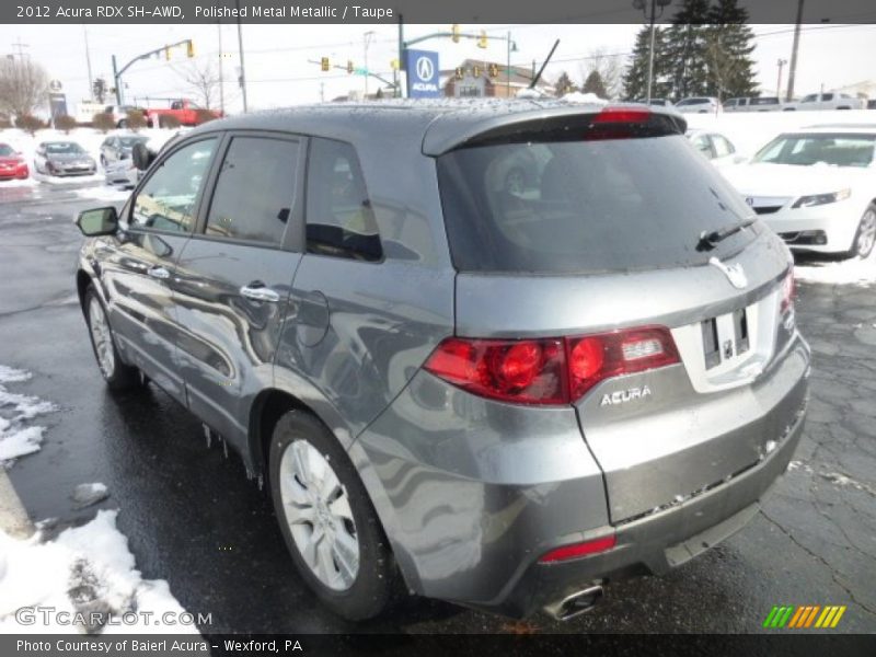 Polished Metal Metallic / Taupe 2012 Acura RDX SH-AWD