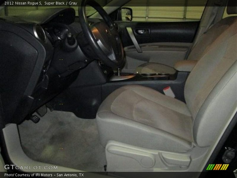 Super Black / Gray 2012 Nissan Rogue S
