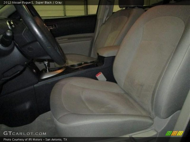 Super Black / Gray 2012 Nissan Rogue S
