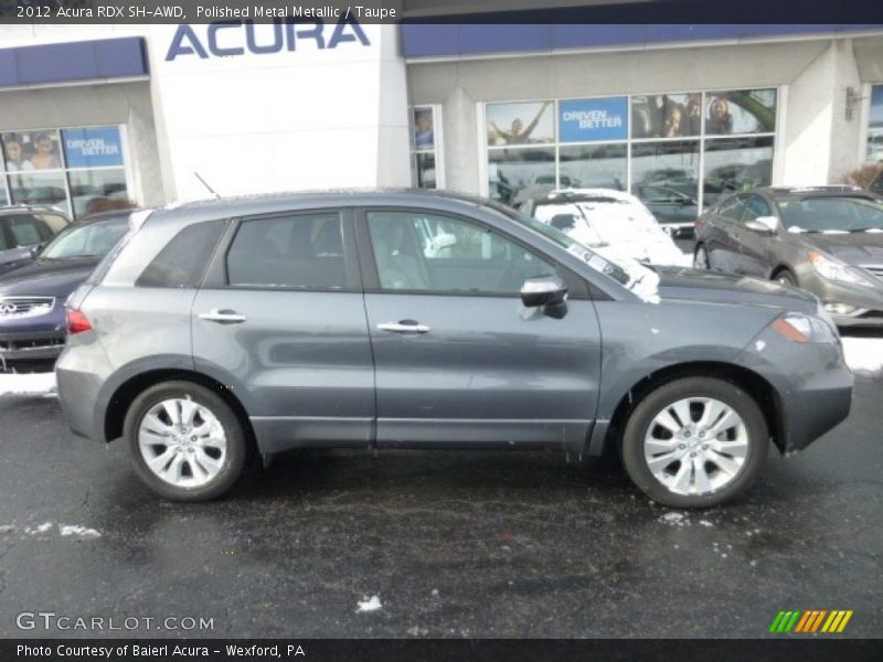 Polished Metal Metallic / Taupe 2012 Acura RDX SH-AWD