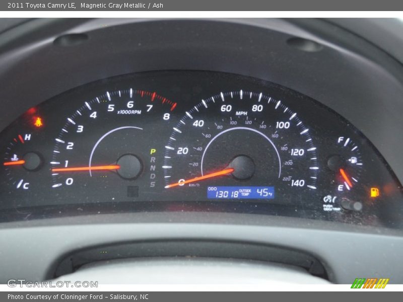 Magnetic Gray Metallic / Ash 2011 Toyota Camry LE