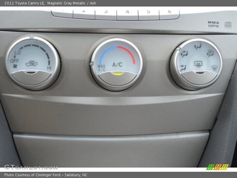 Magnetic Gray Metallic / Ash 2011 Toyota Camry LE