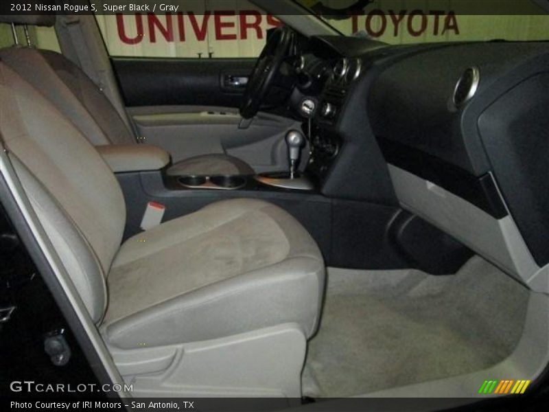 Super Black / Gray 2012 Nissan Rogue S