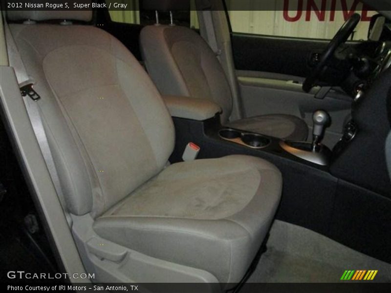 Super Black / Gray 2012 Nissan Rogue S