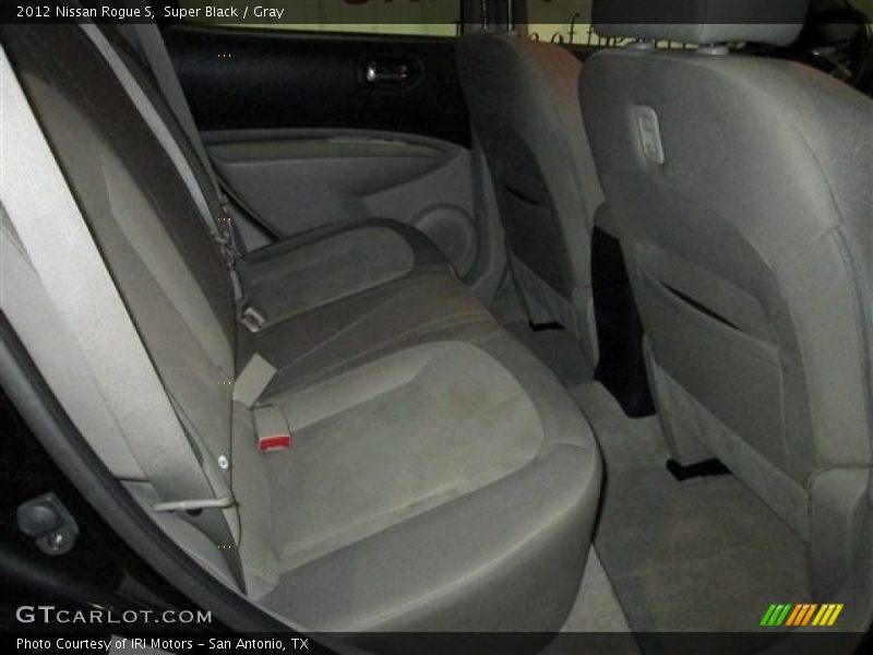 Super Black / Gray 2012 Nissan Rogue S