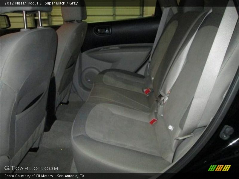 Super Black / Gray 2012 Nissan Rogue S