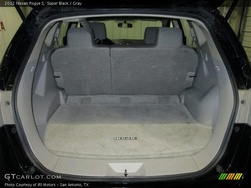 Super Black / Gray 2012 Nissan Rogue S