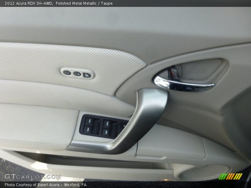 Polished Metal Metallic / Taupe 2012 Acura RDX SH-AWD