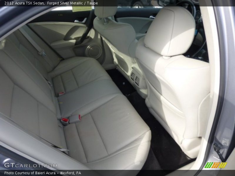 Forged Silver Metallic / Taupe 2012 Acura TSX Sedan
