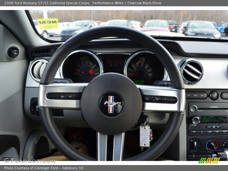 Performance White / Charcoal Black/Dove 2008 Ford Mustang GT/CS California Special Coupe