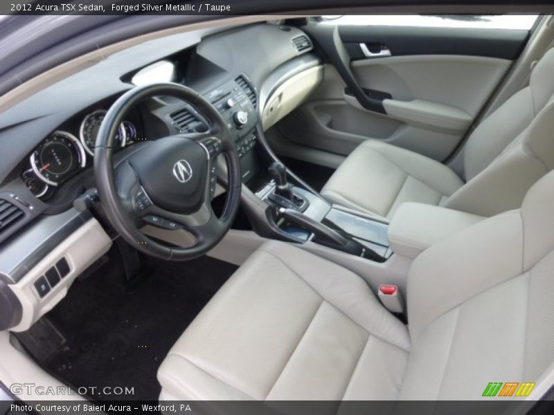 Taupe Interior - 2012 TSX Sedan 