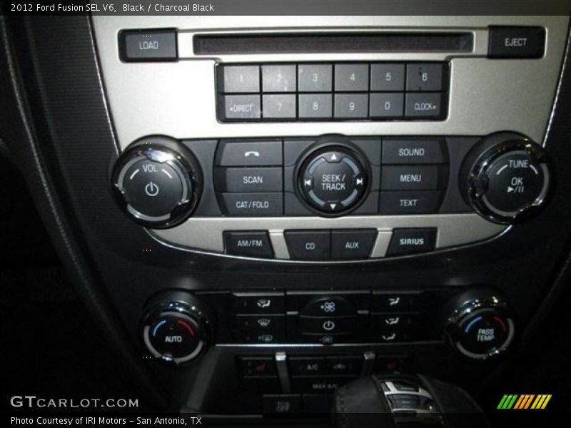 Black / Charcoal Black 2012 Ford Fusion SEL V6