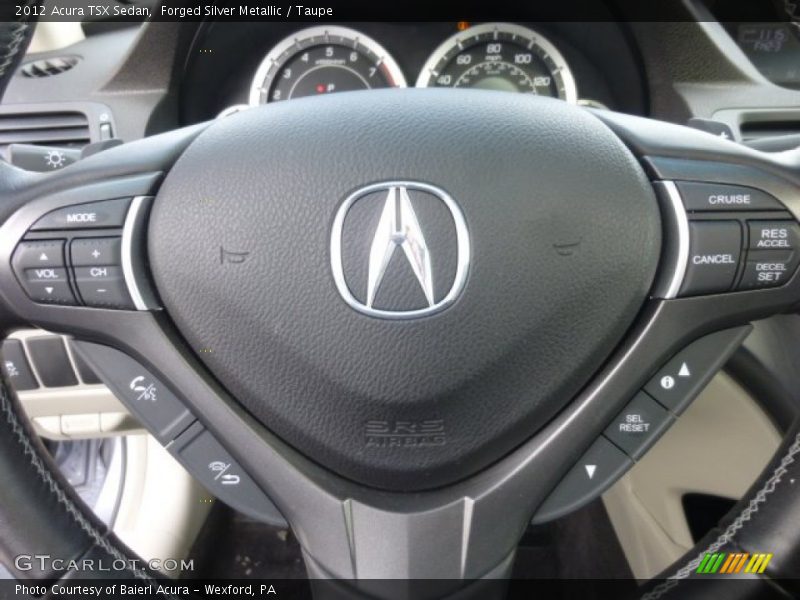 Controls of 2012 TSX Sedan