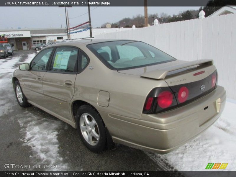 Sandstone Metallic / Neutral Beige 2004 Chevrolet Impala LS