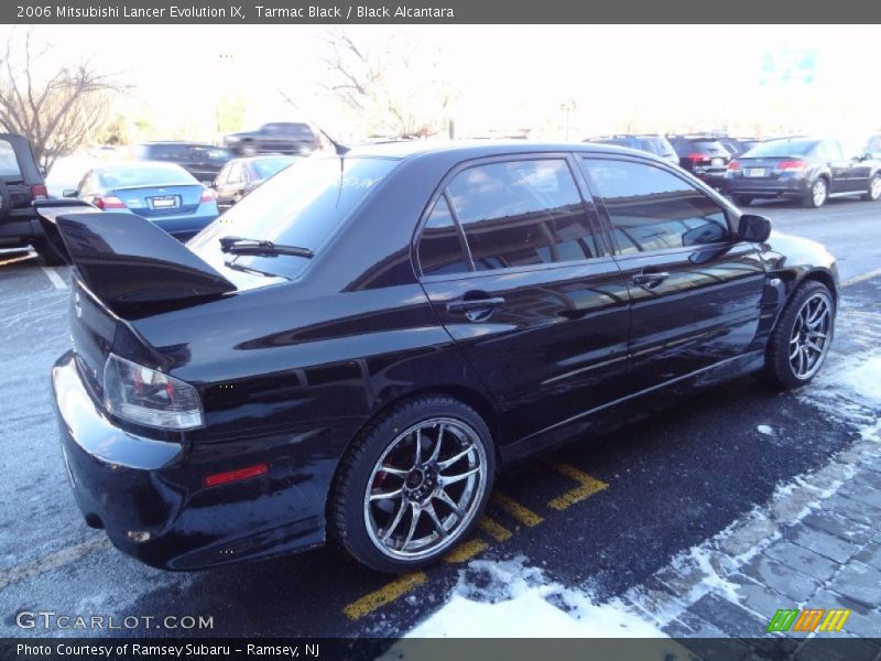 Tarmac Black / Black Alcantara 2006 Mitsubishi Lancer Evolution IX