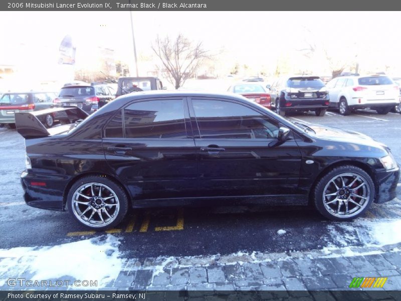 Tarmac Black / Black Alcantara 2006 Mitsubishi Lancer Evolution IX