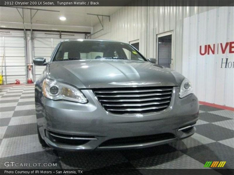 Tungsten Metallic / Black 2012 Chrysler 200 LX Sedan