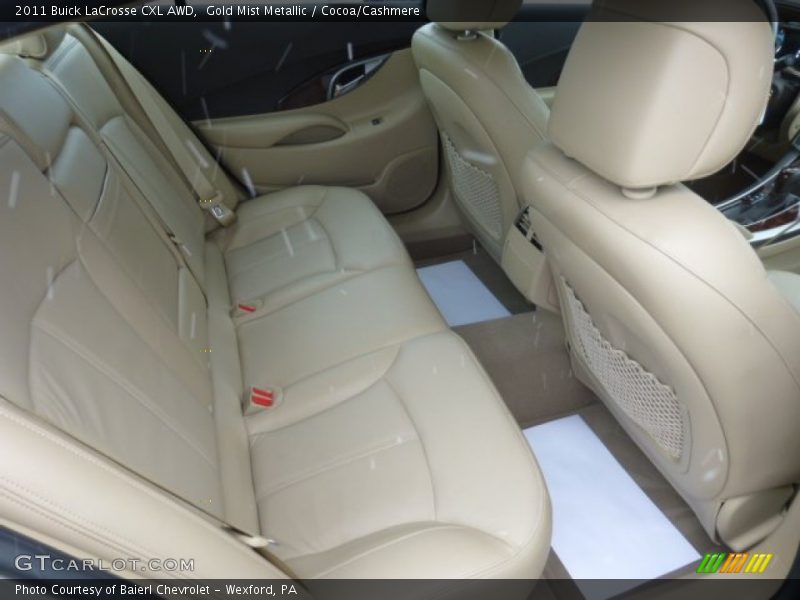 Gold Mist Metallic / Cocoa/Cashmere 2011 Buick LaCrosse CXL AWD