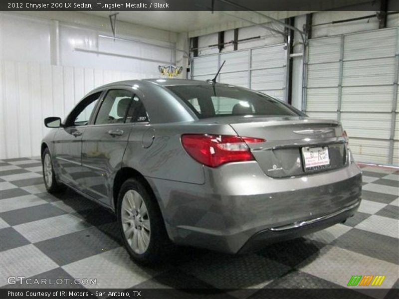 Tungsten Metallic / Black 2012 Chrysler 200 LX Sedan