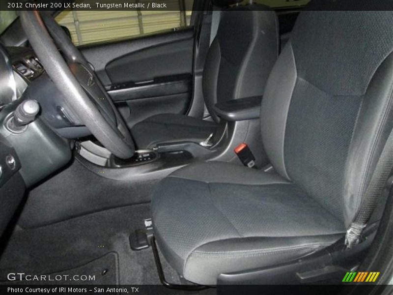Tungsten Metallic / Black 2012 Chrysler 200 LX Sedan