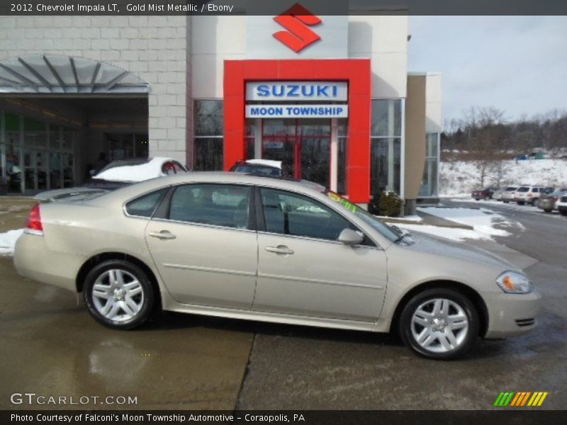 Gold Mist Metallic / Ebony 2012 Chevrolet Impala LT