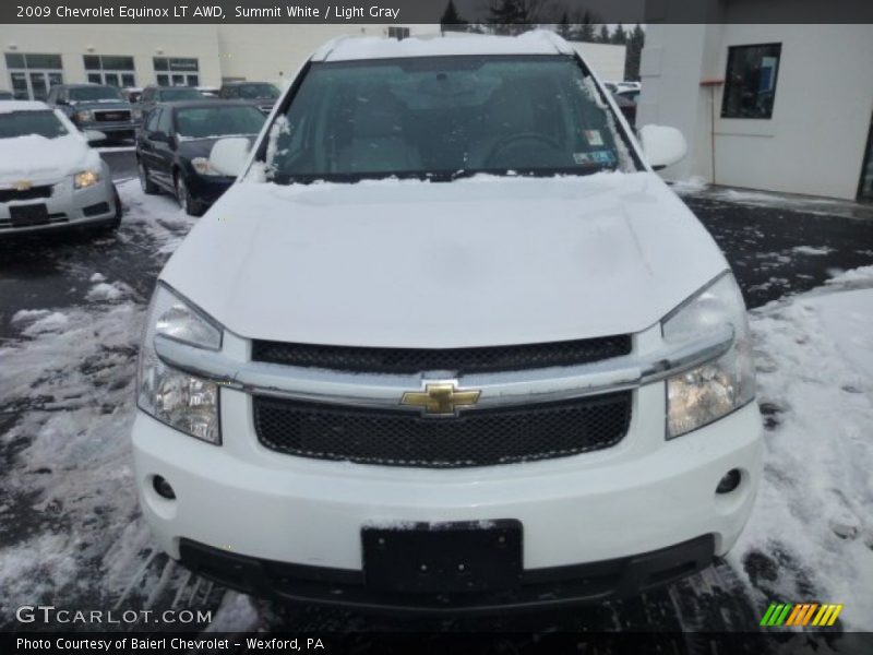 Summit White / Light Gray 2009 Chevrolet Equinox LT AWD