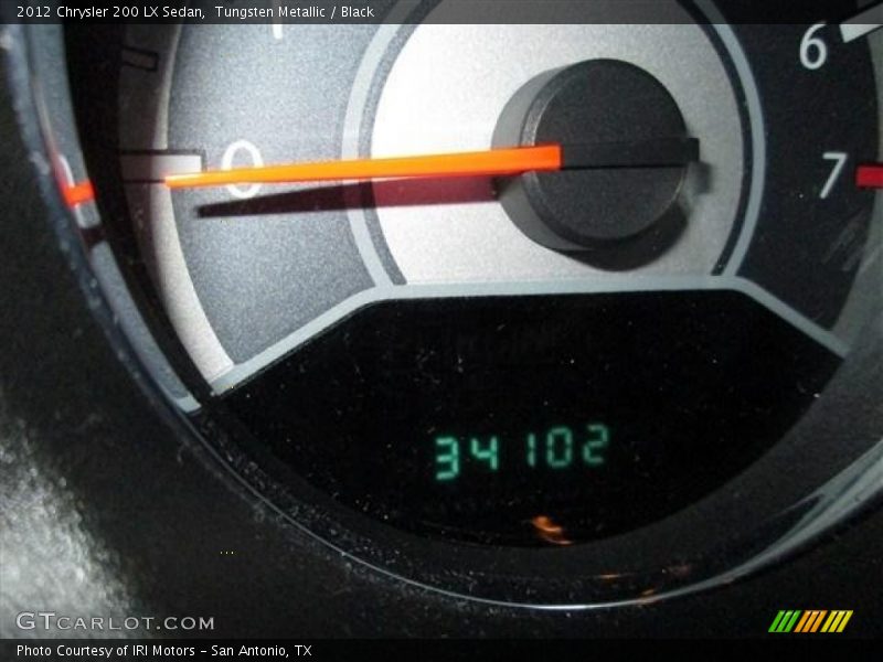Tungsten Metallic / Black 2012 Chrysler 200 LX Sedan