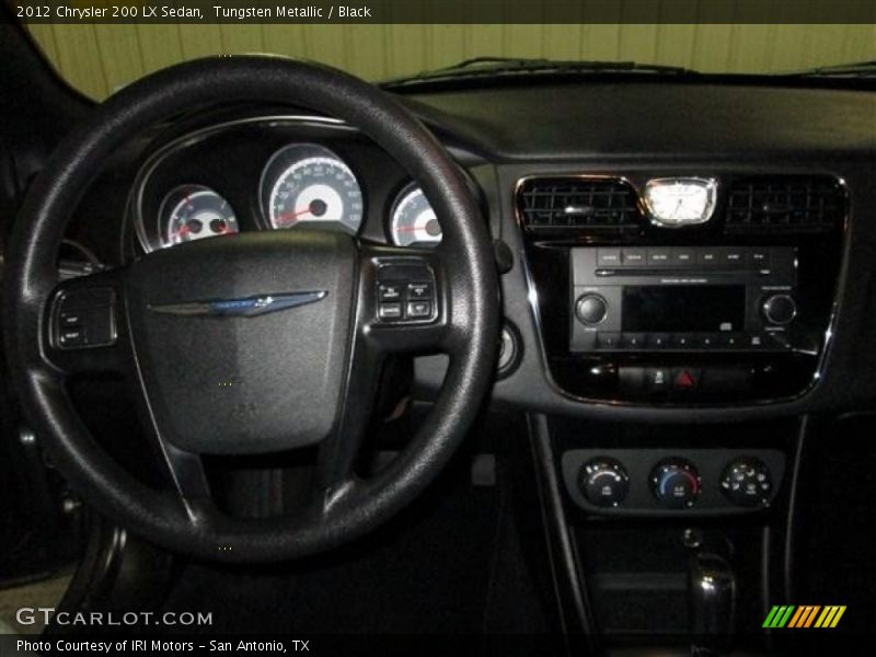 Tungsten Metallic / Black 2012 Chrysler 200 LX Sedan