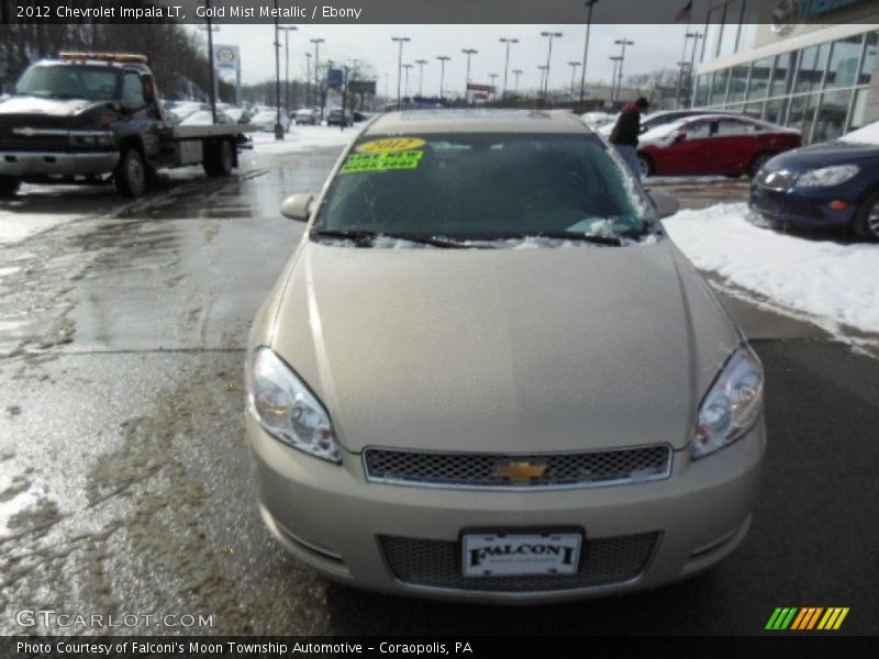 Gold Mist Metallic / Ebony 2012 Chevrolet Impala LT