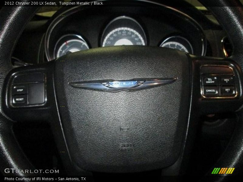 Tungsten Metallic / Black 2012 Chrysler 200 LX Sedan