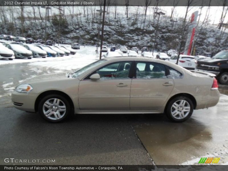 Gold Mist Metallic / Ebony 2012 Chevrolet Impala LT