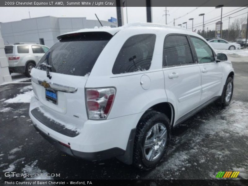 Summit White / Light Gray 2009 Chevrolet Equinox LT AWD