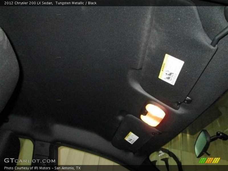 Tungsten Metallic / Black 2012 Chrysler 200 LX Sedan