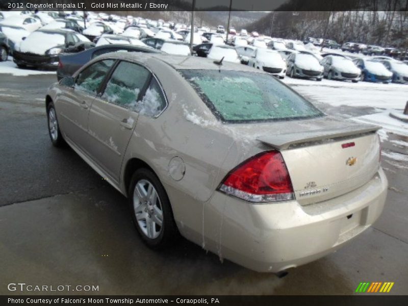 Gold Mist Metallic / Ebony 2012 Chevrolet Impala LT