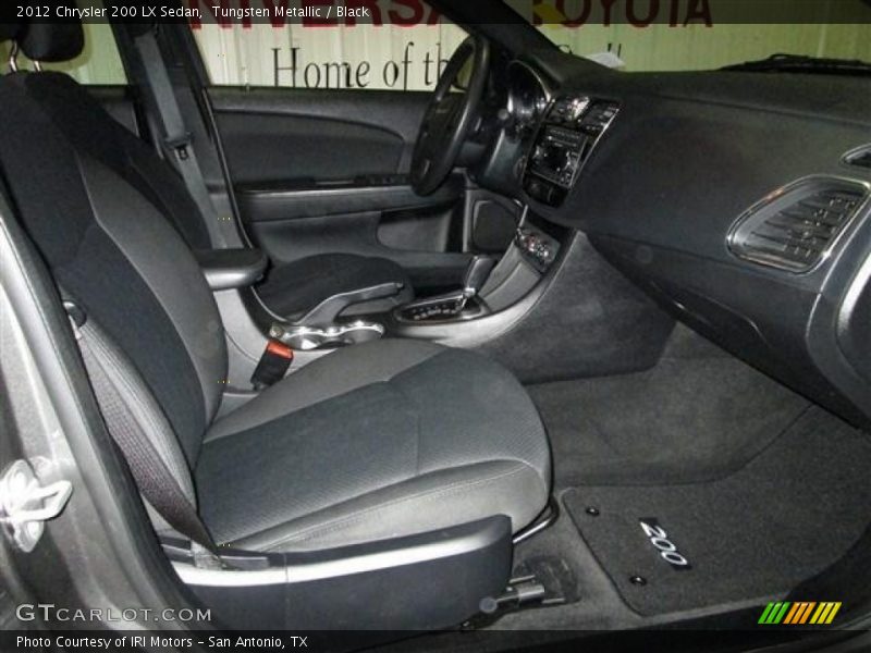 Tungsten Metallic / Black 2012 Chrysler 200 LX Sedan